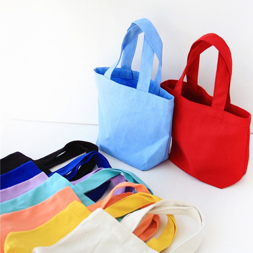 Bulk Small Blank Canvas Tote Bag Blanks