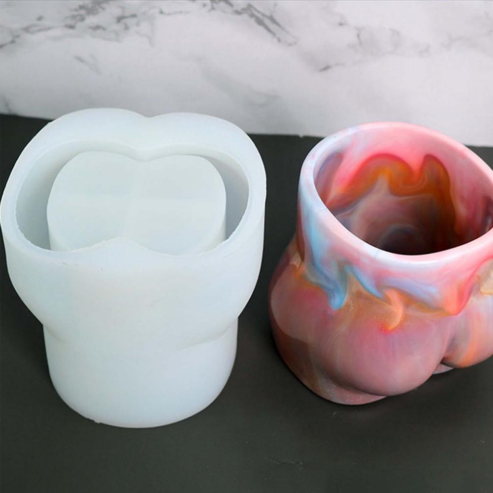Cheeky Butt Vase Pen Holder Silicone Mould Mould
