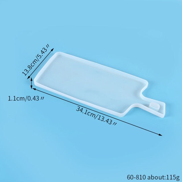 Cheese Board Epoxy Resin Silicone Mould Serving Handle Moulds