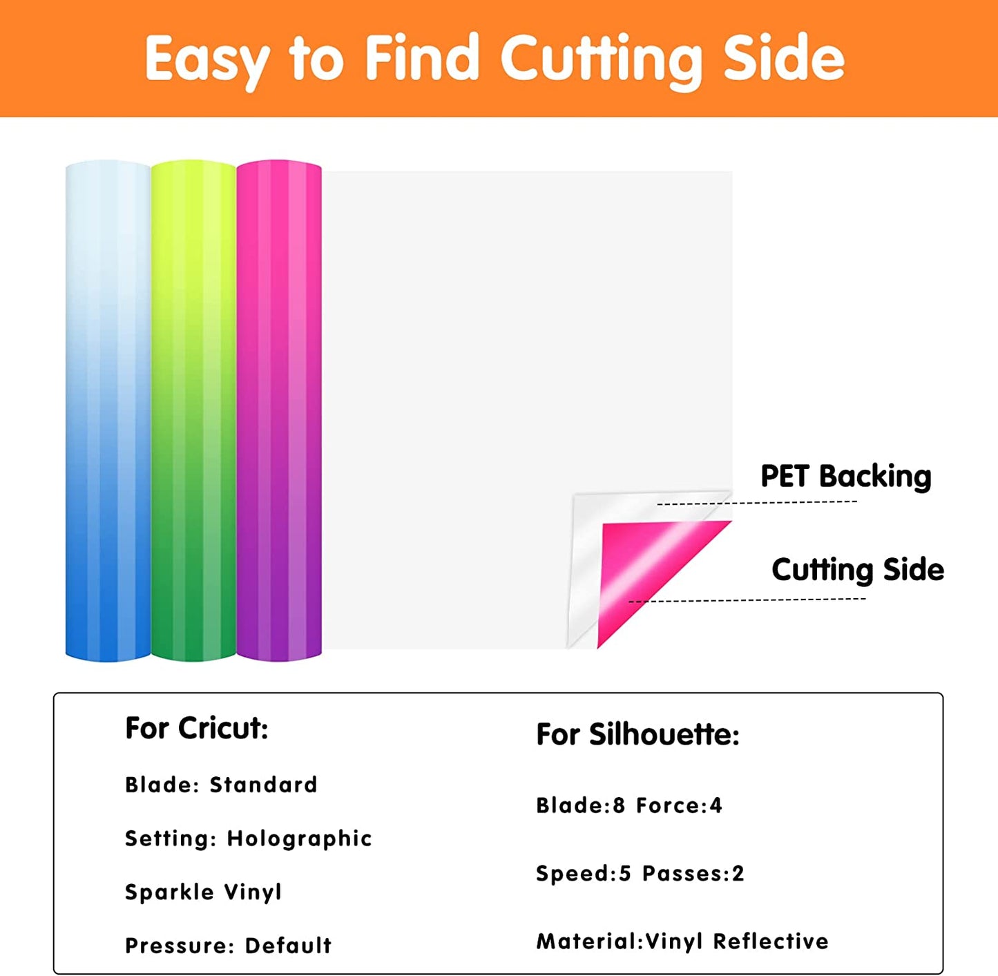 Cold Sensitive Colour Changing Permanent Adhesive Vinyl Roll 30x150cm