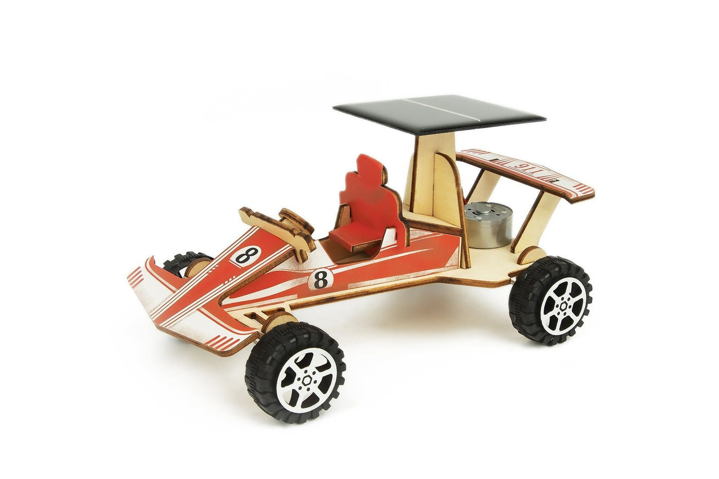 DIY WOODEN SOLAR RACING CAR SCIENCE CRAFT KIT