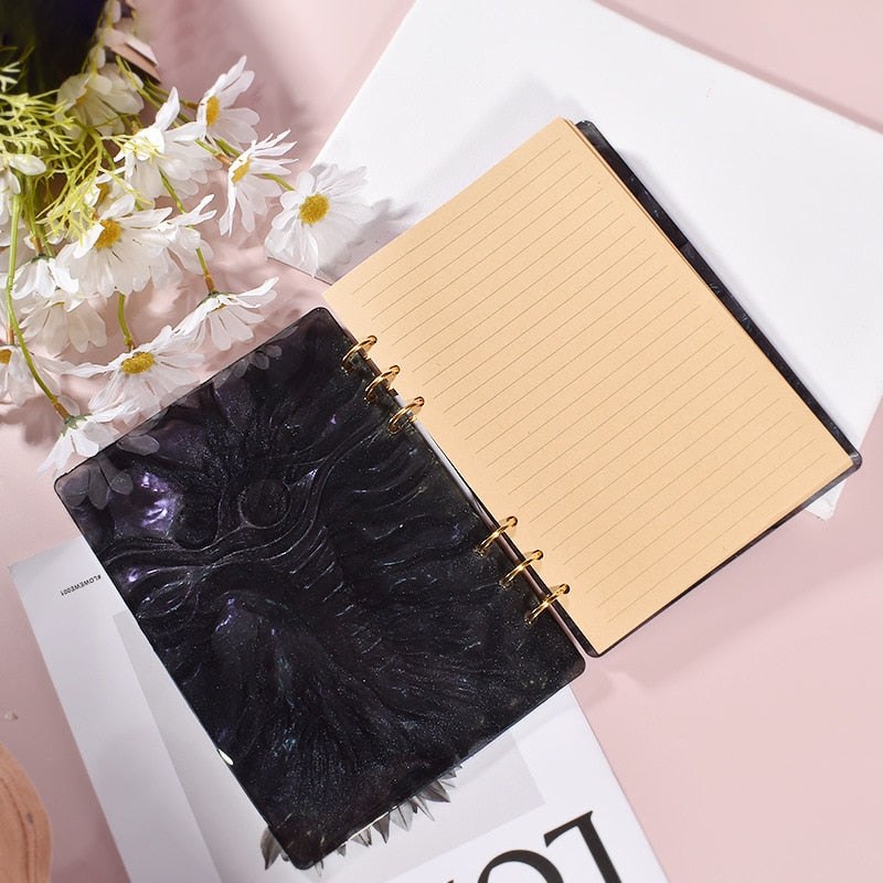 DIY Dragon Eye Book Cover Notebook Kit Resin Mould