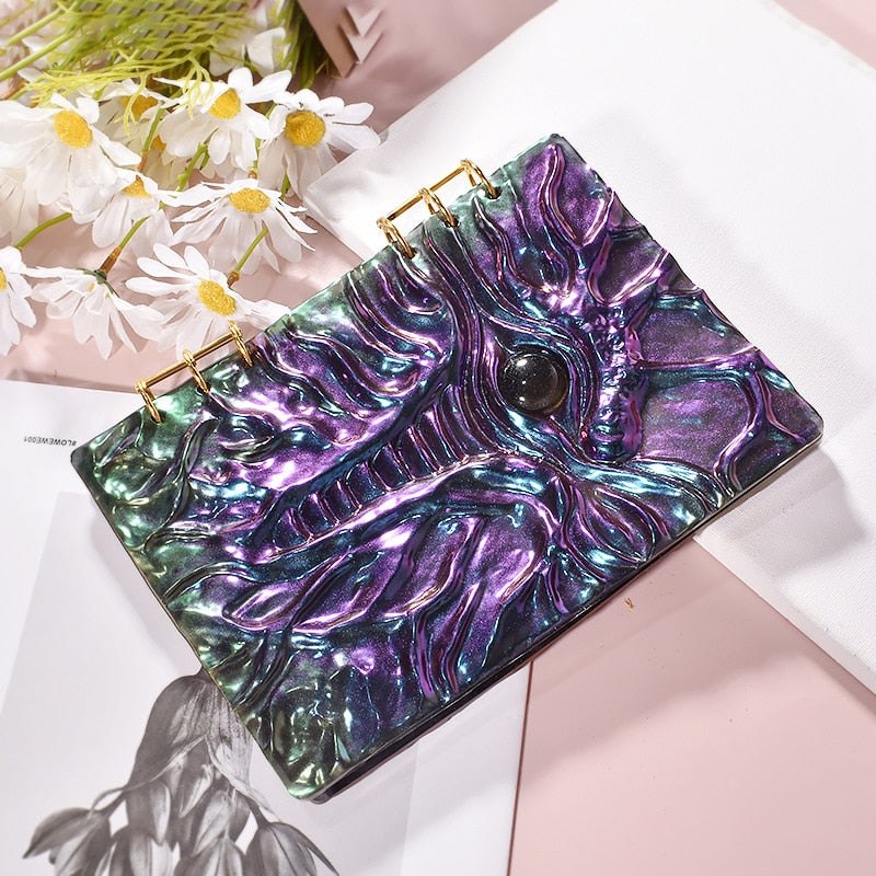 DIY Dragon Eye Book Cover Notebook Kit Resin Mould