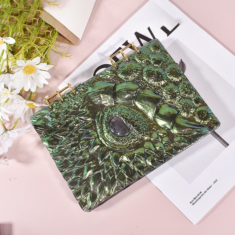 DIY Dragon Eye Book Cover Notebook Kit Resin Mould
