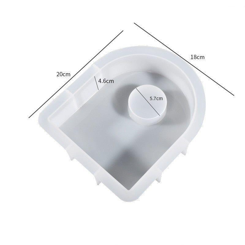 DIY Epoxy Resin Clock Ornaments Silicone Mould Kits