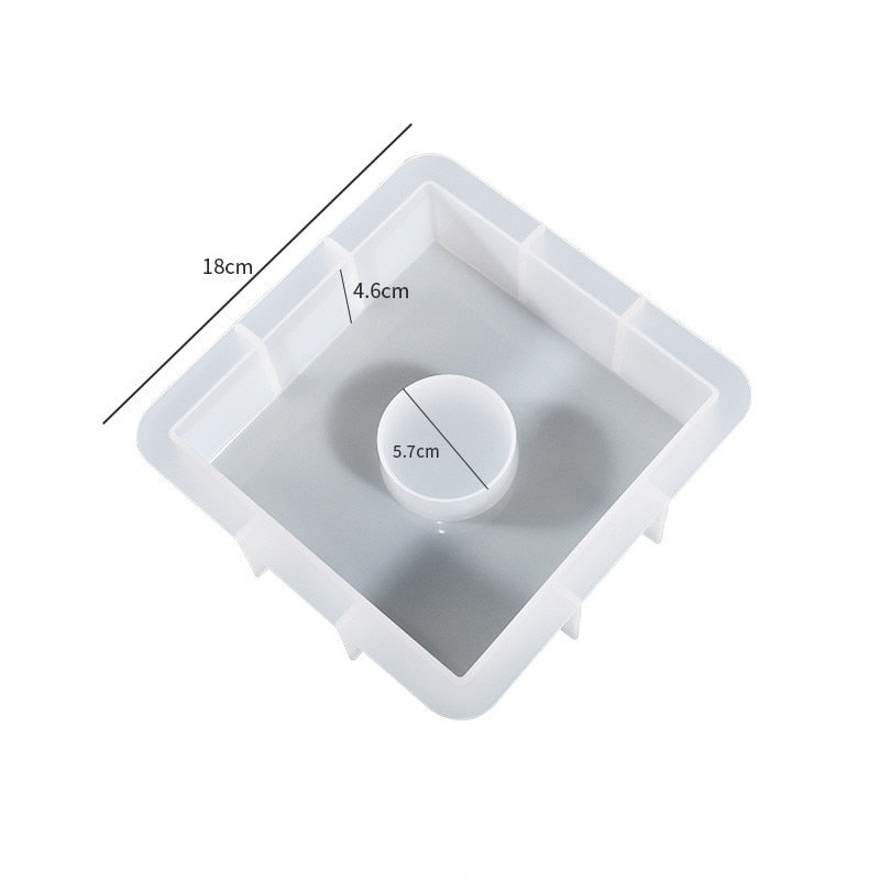 DIY Epoxy Resin Clock Ornaments Silicone Mould Kits