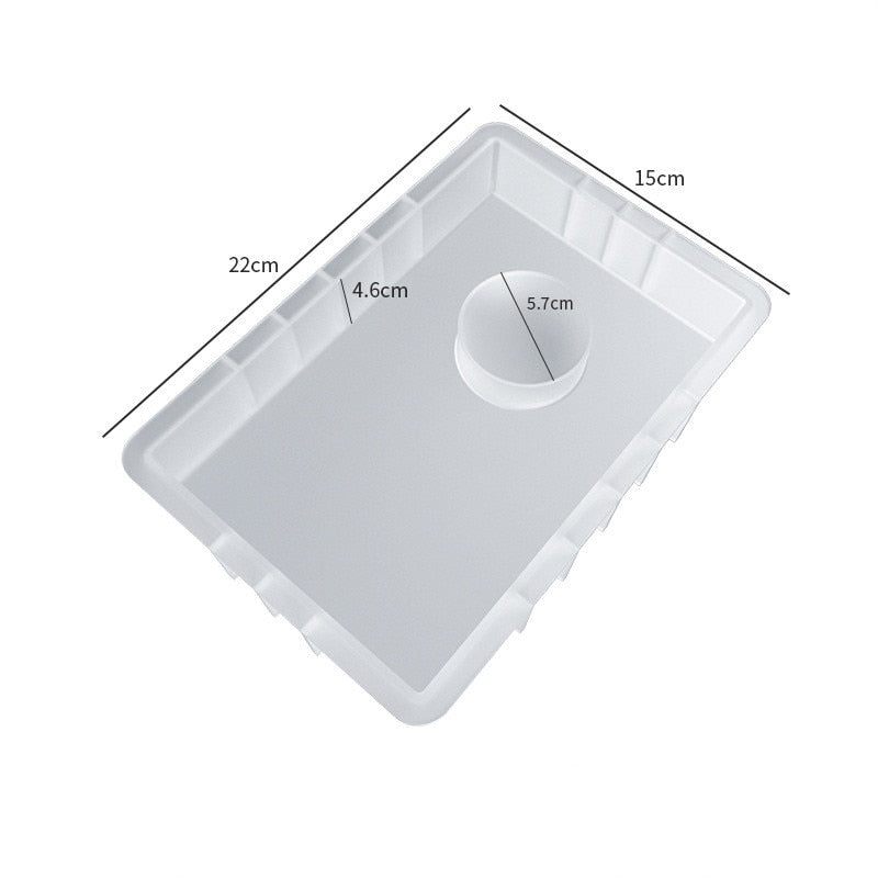 DIY Epoxy Resin Clock Ornaments Silicone Mould Kits