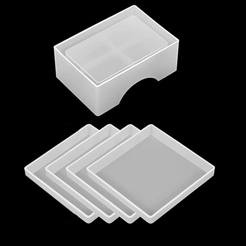 DIY Epoxy Resin Coaster Silicone Mould Set