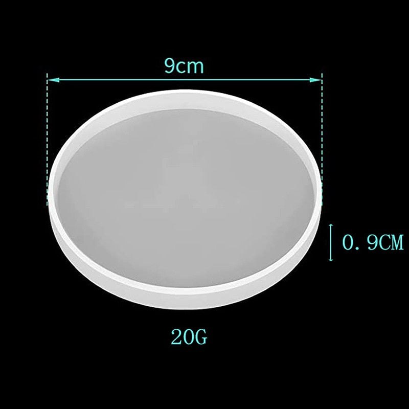 DIY Epoxy Resin Coaster Silicone Mould Set