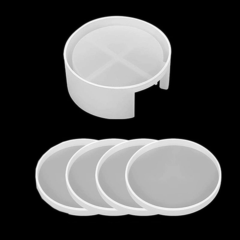 DIY Epoxy Resin Coaster Silicone Mould Set