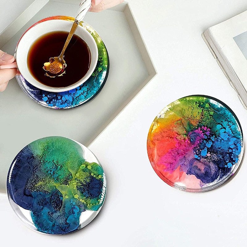 DIY Epoxy Resin Coaster Silicone Mould Set