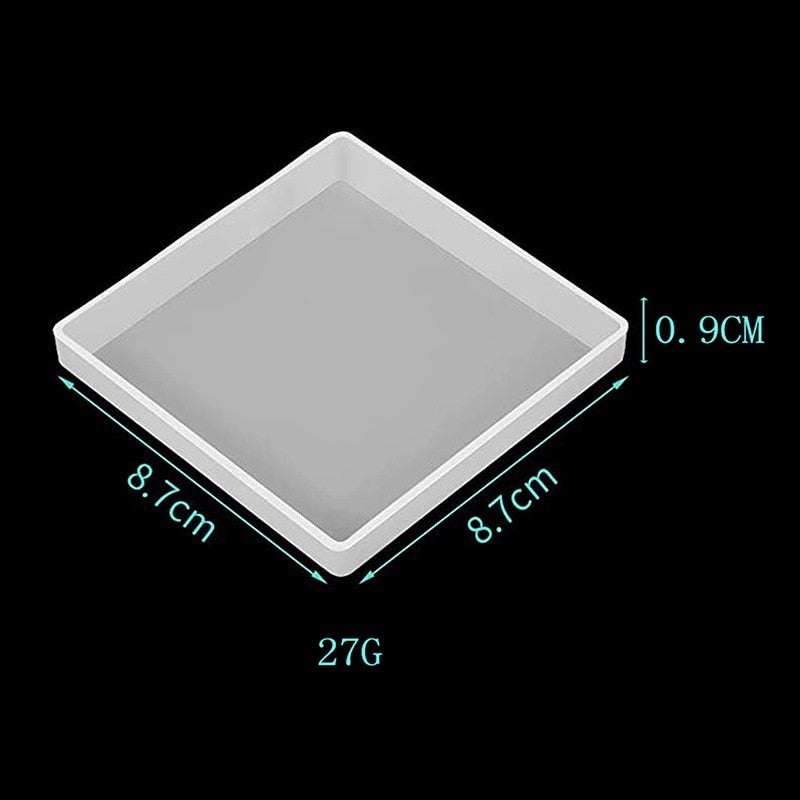 DIY Epoxy Resin Coaster Silicone Mould Set