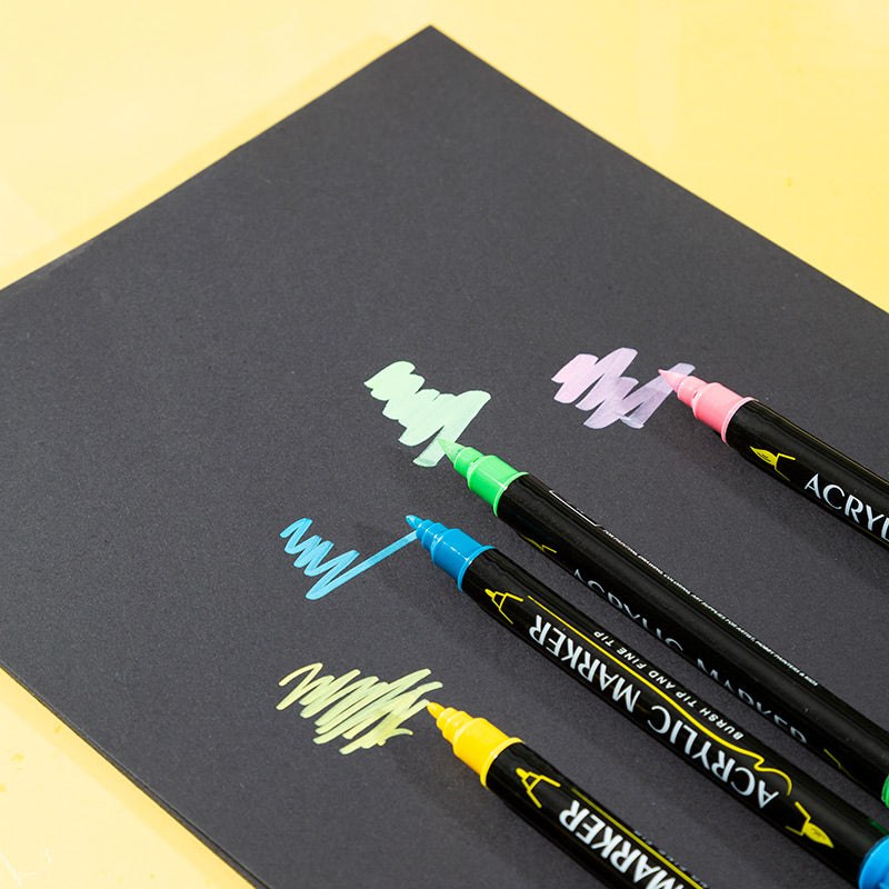 Double Tip Acrylic Paint Pens Numbers