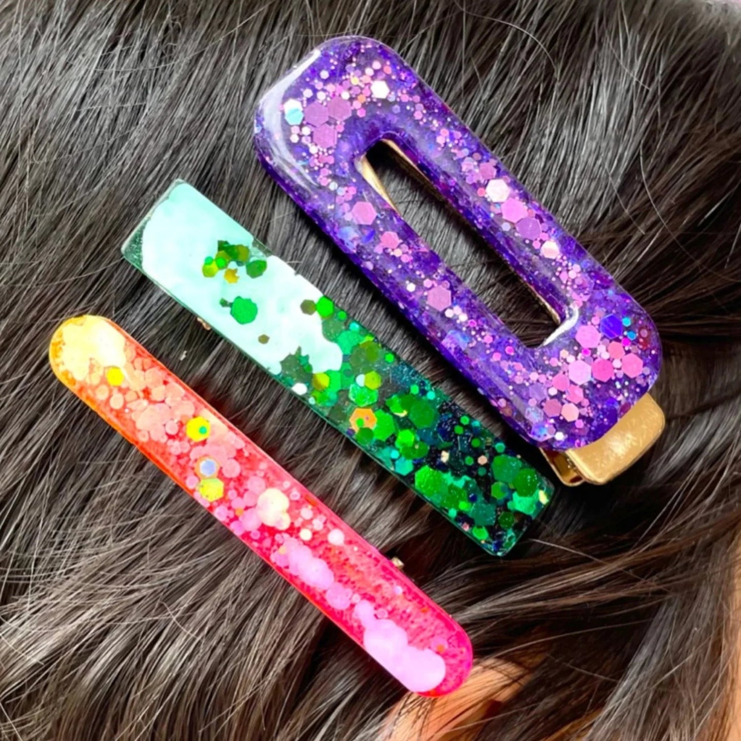 Drippy Resin Hairclip Making Kit Resin