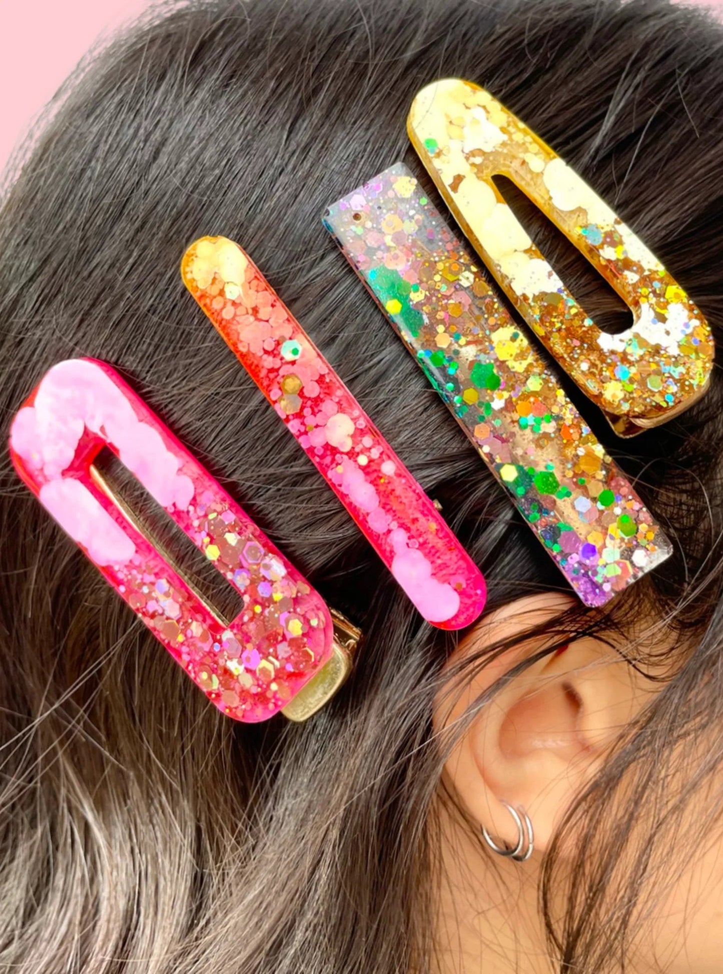 Drippy Resin Hairclip Making Kit Resin