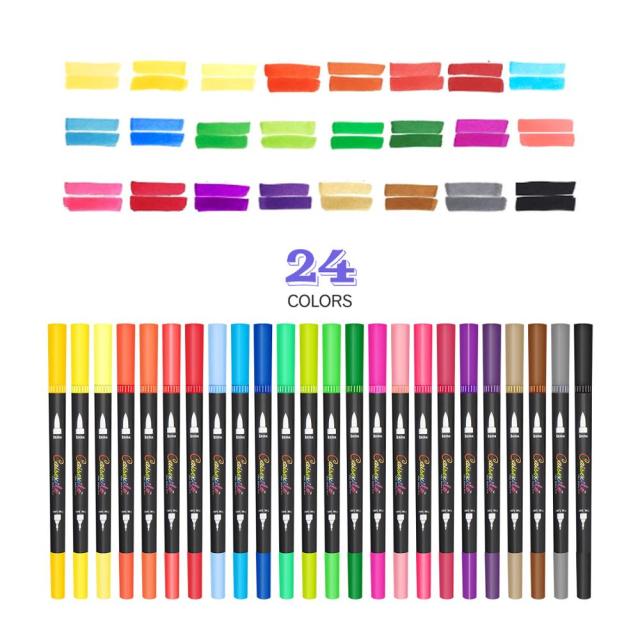 Dual Tip Art Marker Sets Paint