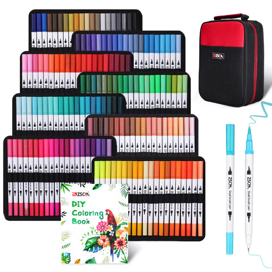 Dual Tip Art Marker Sets Paint