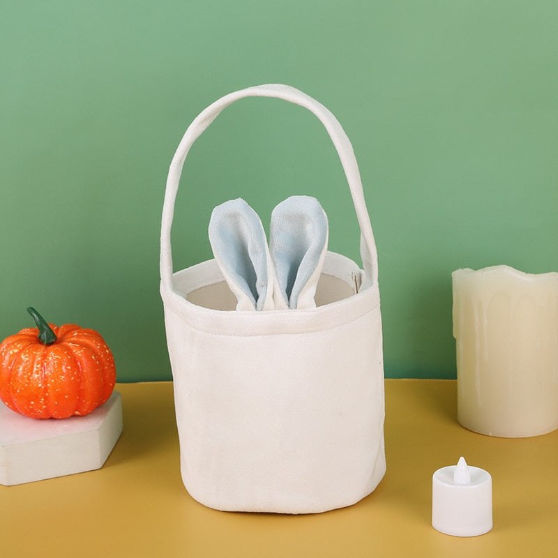 Easter Bunny Rabbit Ears Easter Egg Hunt Bags Blanks Blanks