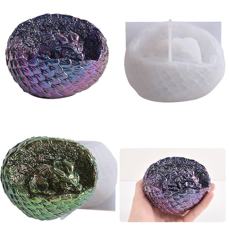 Epoxy Resin Dragon Egg Silicone Mould Mould