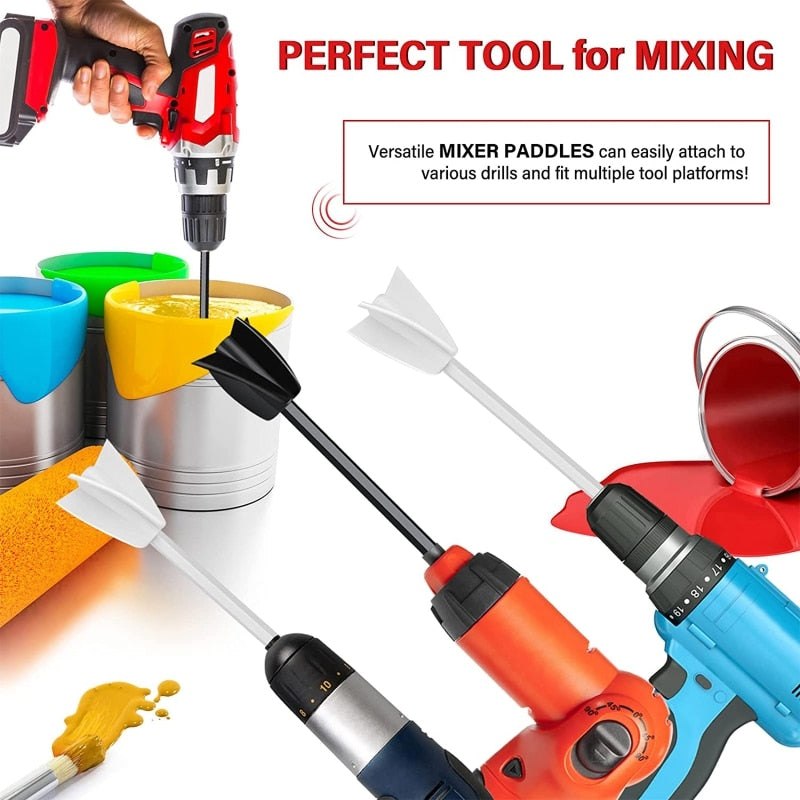 Epoxy Resin Mixing Electric Drill Bit Attachment Resin