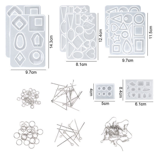 Epoxy Resin Silicone Earring Mould Kit Set