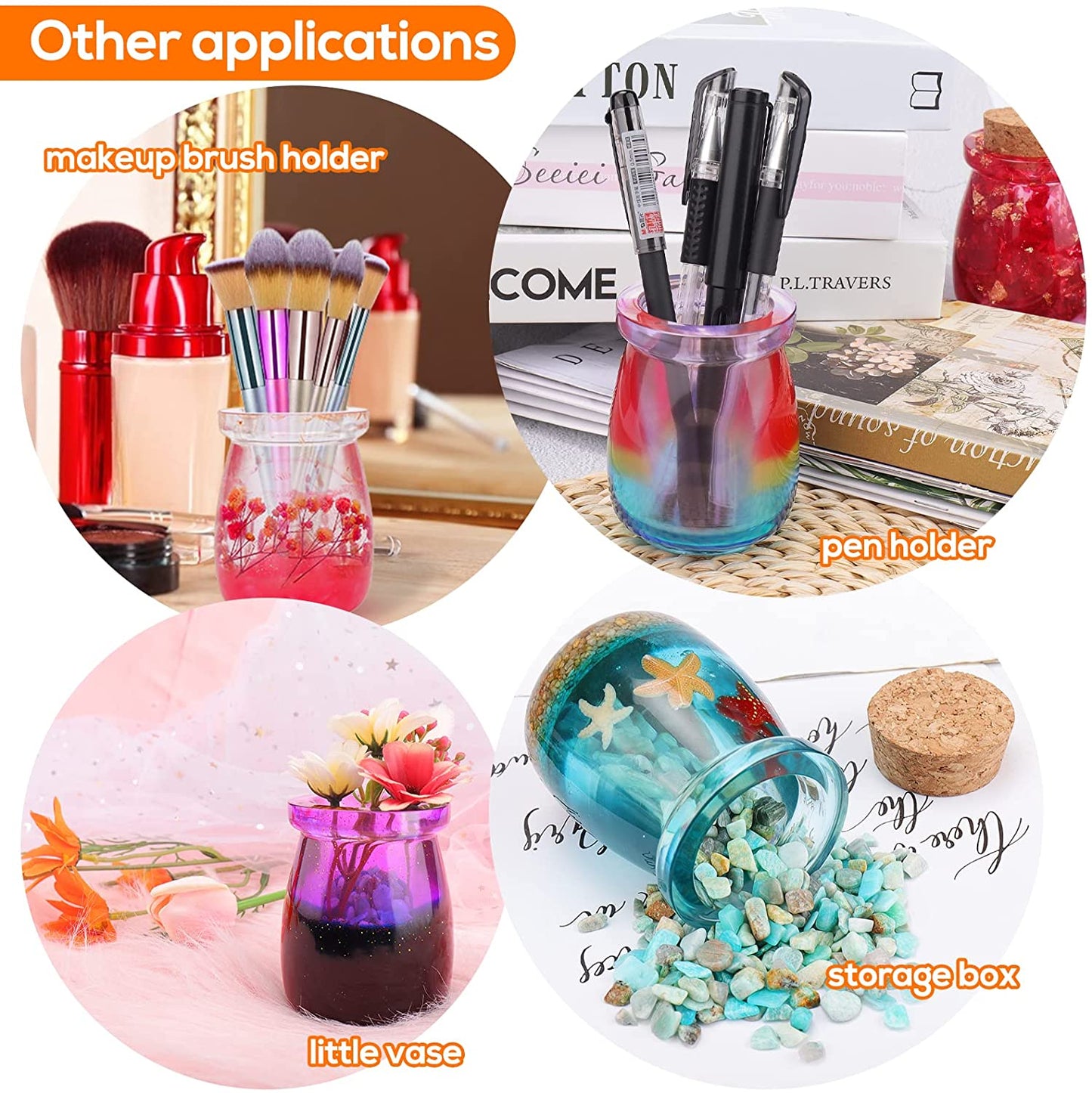 Epoxy Resin Silicone Mould Bottle Cork Lids