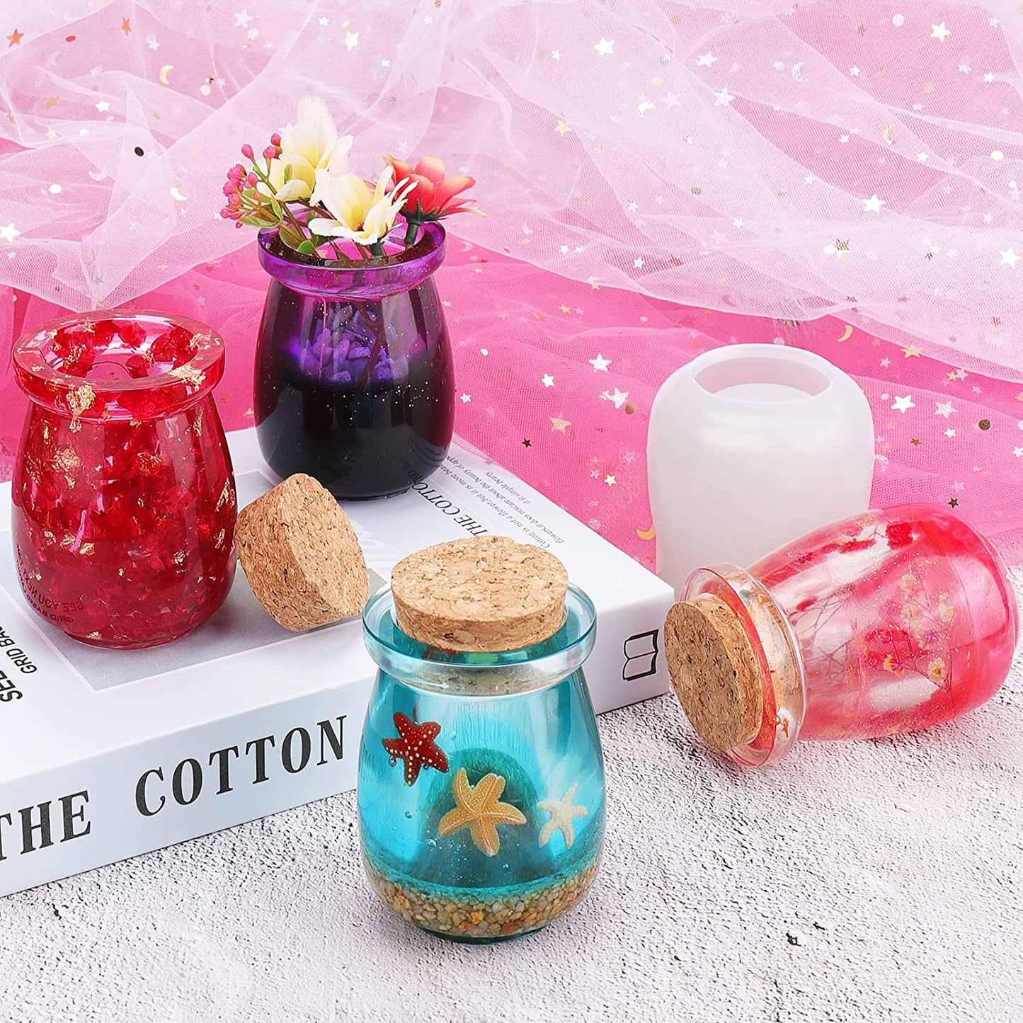Epoxy Resin Silicone Mould Bottle Cork Lids