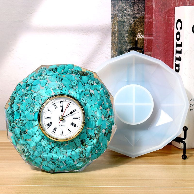 Epoxy Resin Wall Clock Silicone Mould Kit Resin Mould