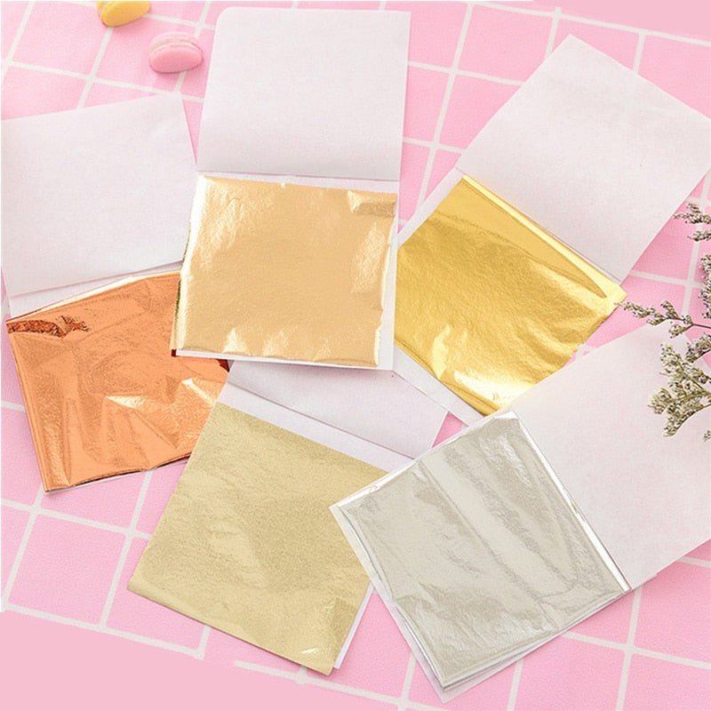 Gold Leaf Foil Sheets x 10 Pack Resin