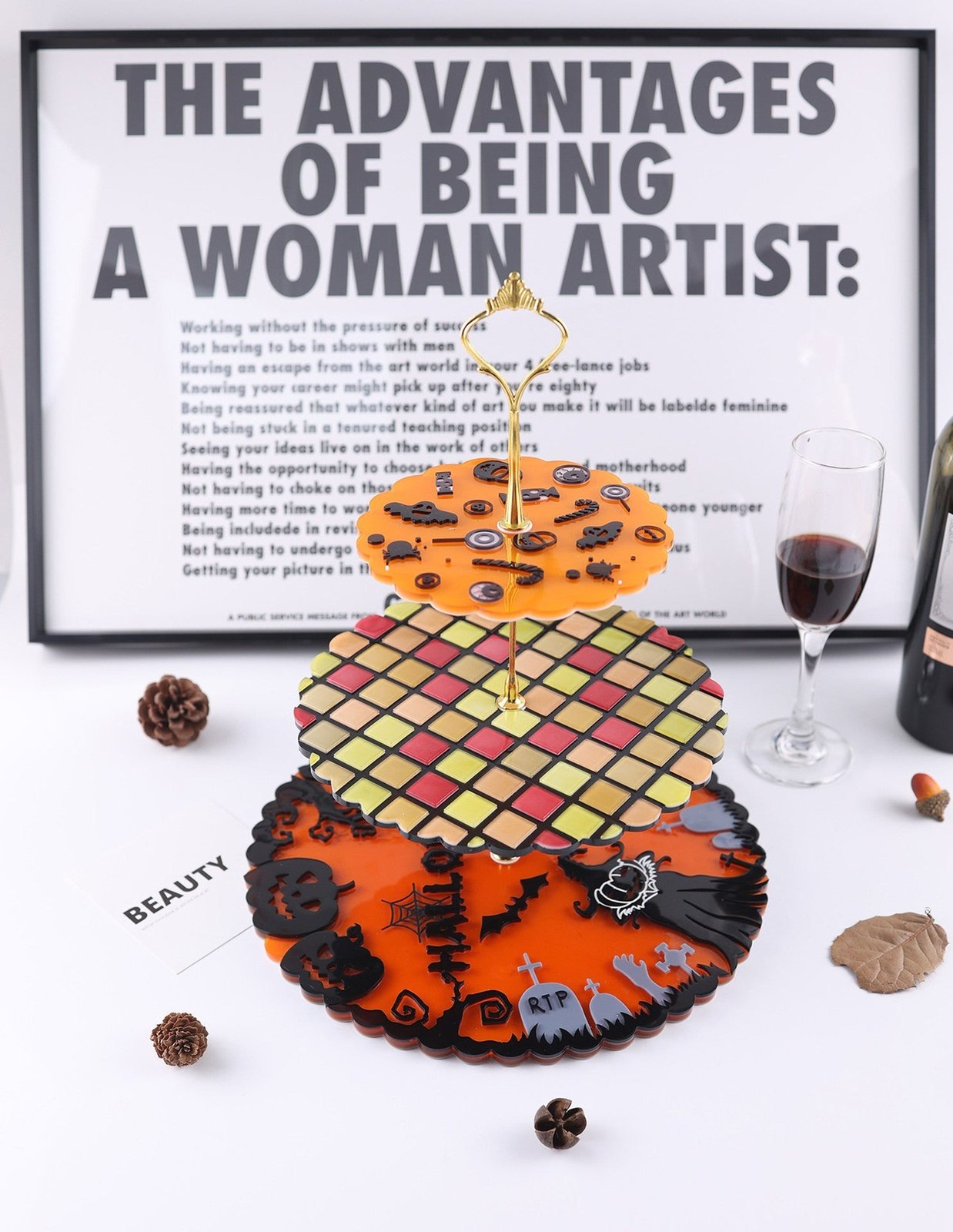 Halloween 3-Layer Candy Holder Silicone Mould Set Resin