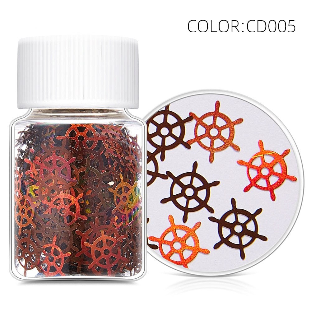 Halloween Themed Holographic Sequins Resin Mix Ins