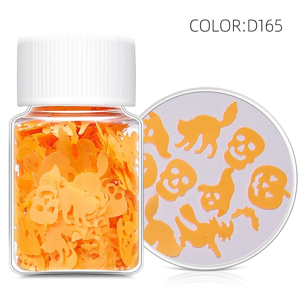 Halloween Themed Holographic Sequins Resin Mix Ins