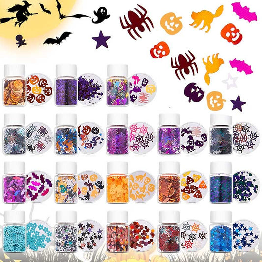 Halloween Themed Holographic Sequins Resin Mix Ins