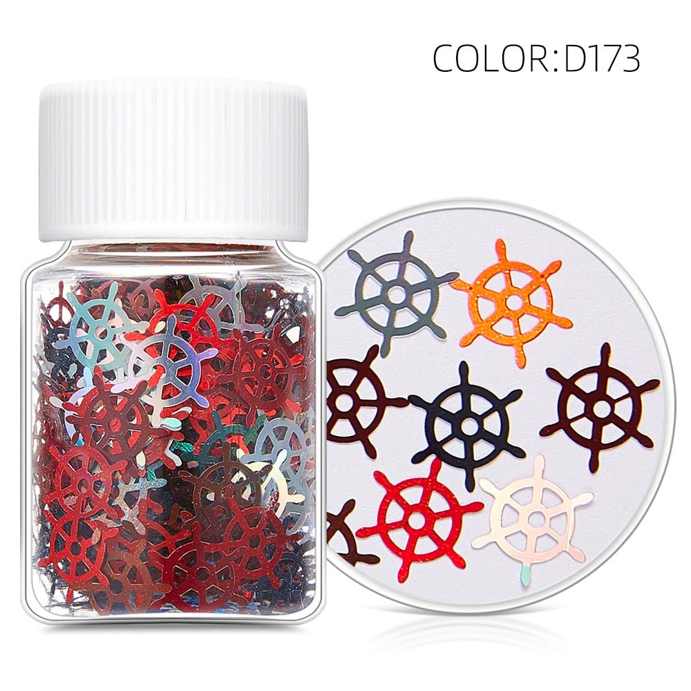 Halloween Themed Holographic Sequins Resin Mix Ins