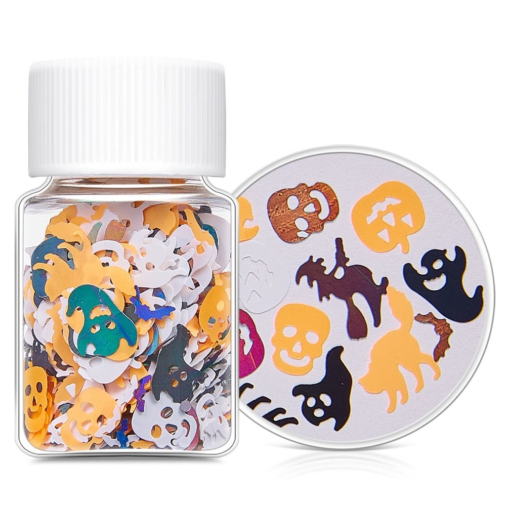 Halloween Themed Holographic Sequins Resin Mix Ins