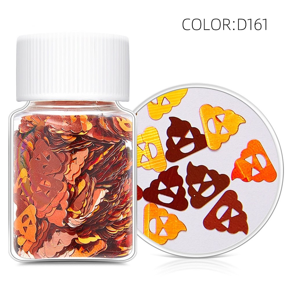 Halloween Themed Holographic Sequins Resin Mix Ins