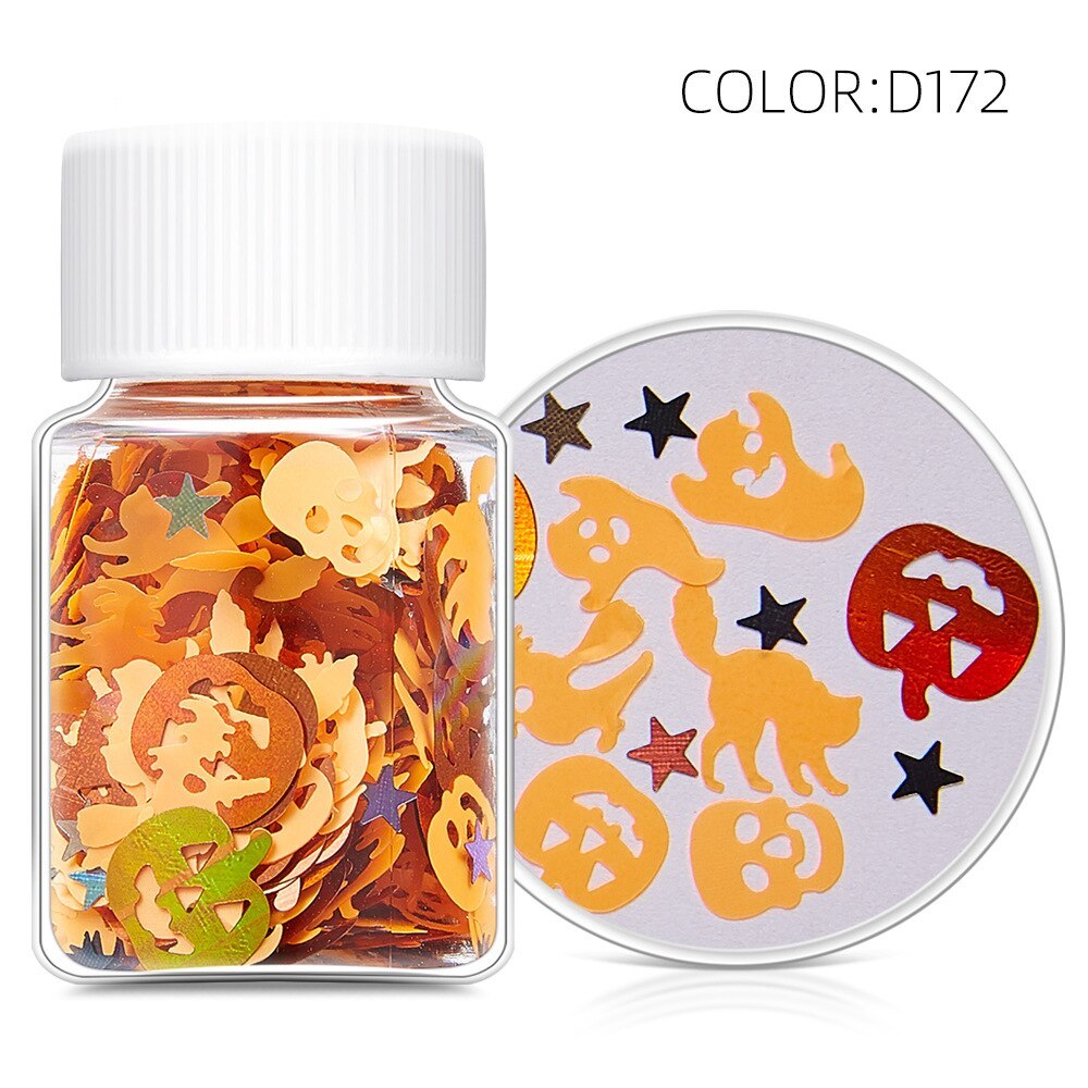 Halloween Themed Holographic Sequins Resin Mix Ins