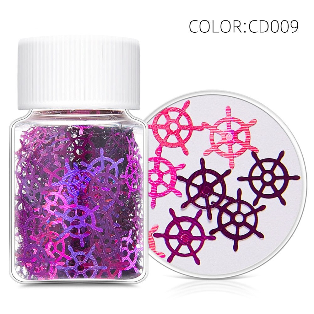 Halloween Themed Holographic Sequins Resin Mix Ins