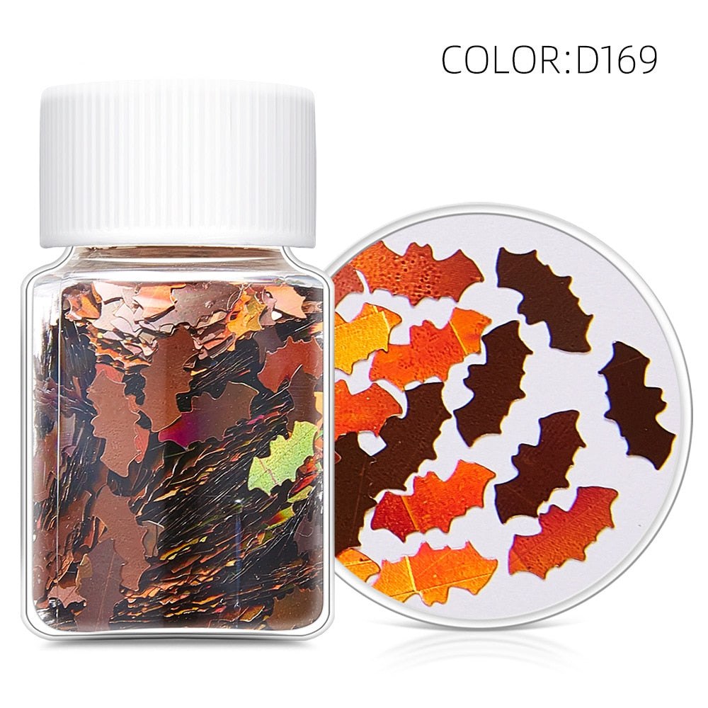 Halloween Themed Holographic Sequins Resin Mix Ins
