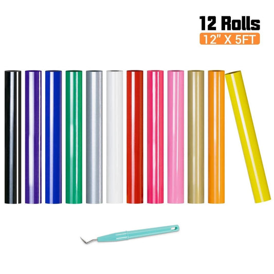 Heat Transfer Vinyl Starter Pack Rolls