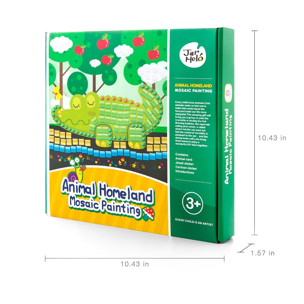 MOSAICS CRAFT KIT ANIMAL HOMELAND
