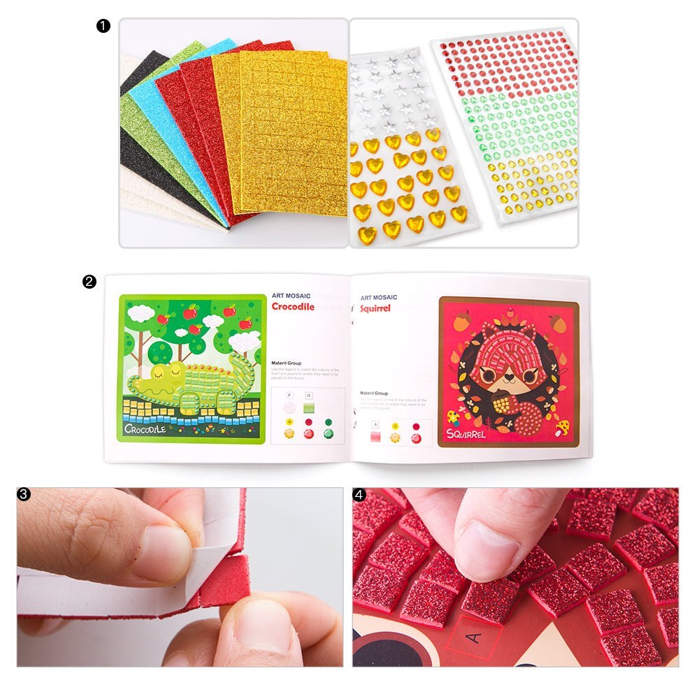 MOSAICS CRAFT KIT ANIMAL HOMELAND