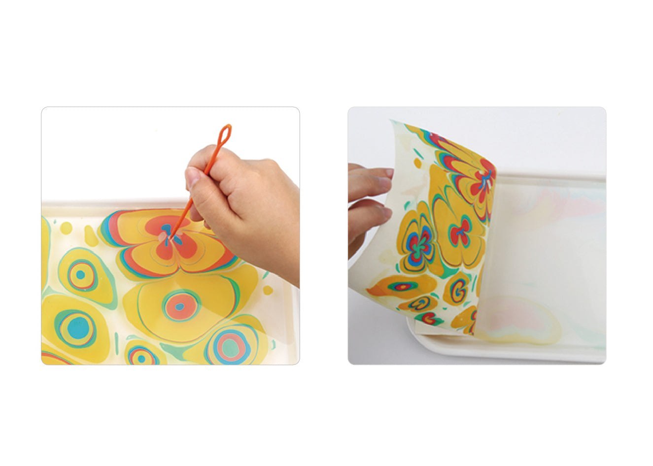 MARBLING PAINT COLOURS CRAFT KIT