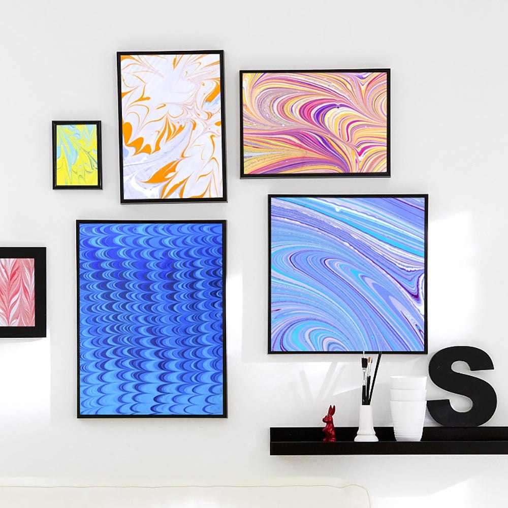 MARBLING PAINT COLOURS CRAFT KIT