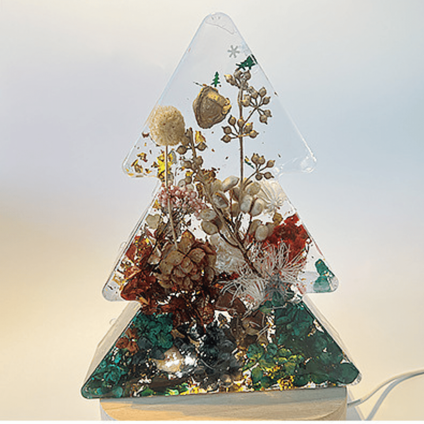 Large Flower Memorial Epoxy Resin Silicone Mould - Christmas Tree