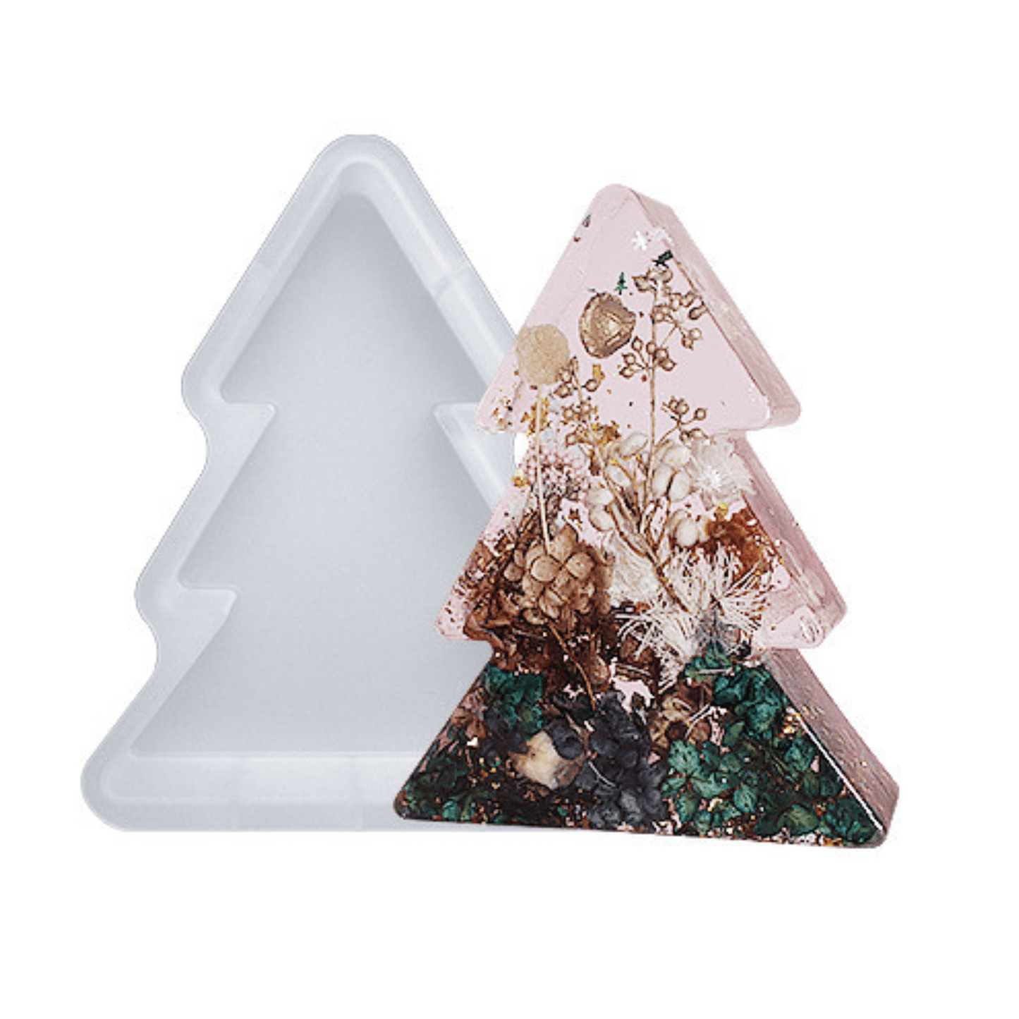 Large Flower Memorial Epoxy Resin Silicone Mould - Christmas Tree