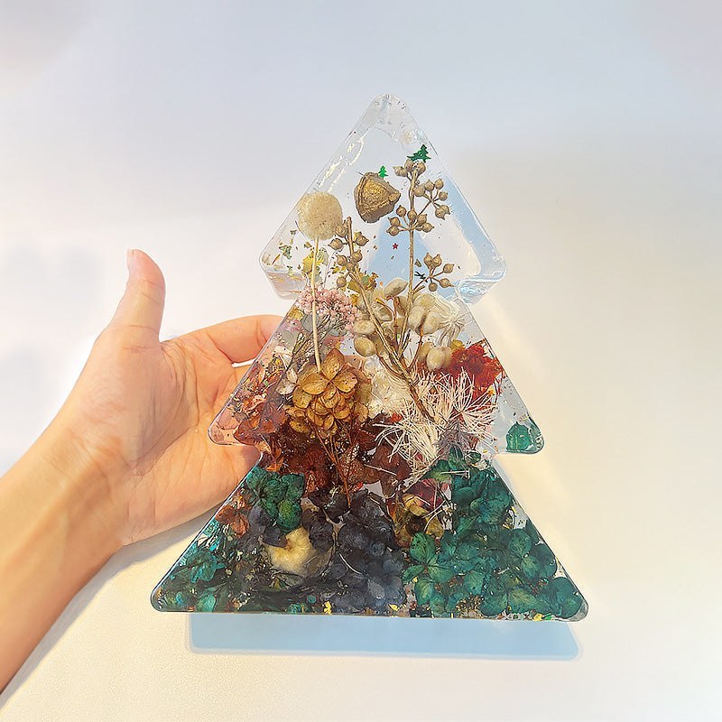 Large Flower Memorial Epoxy Resin Silicone Mould - Christmas Tree