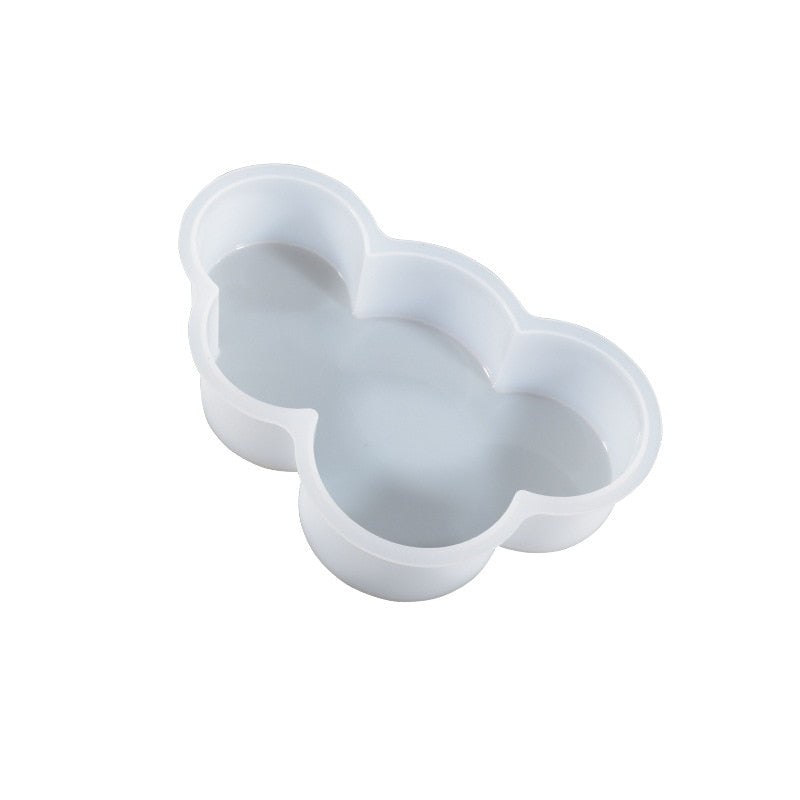 Large Flower Memorial Epoxy Resin Silicone Mould - Cloud