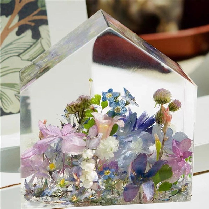 Large House Bookend Epoxy Resin Silicone Mould
