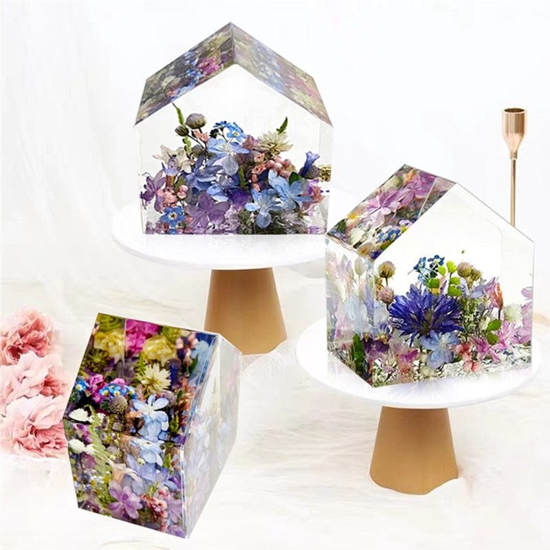 Large House Bookend Epoxy Resin Silicone Mould